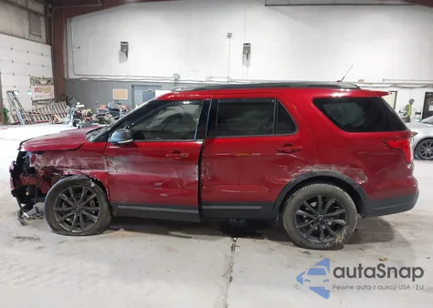 2018 Ford Explorer Xlt z USA, uszkodzony, nr VIN 1FM5K8D83JGC21448